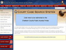Tablet Screenshot of chathamcourts.org